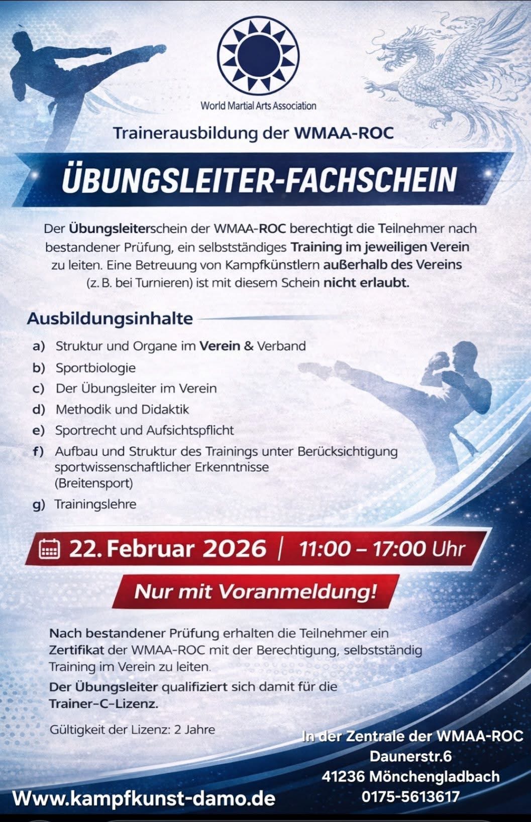 Übungsleiter Fachschein