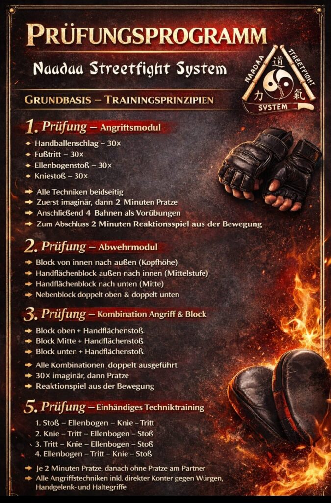 Prüfungsprogramm Nadaa Streetfight System