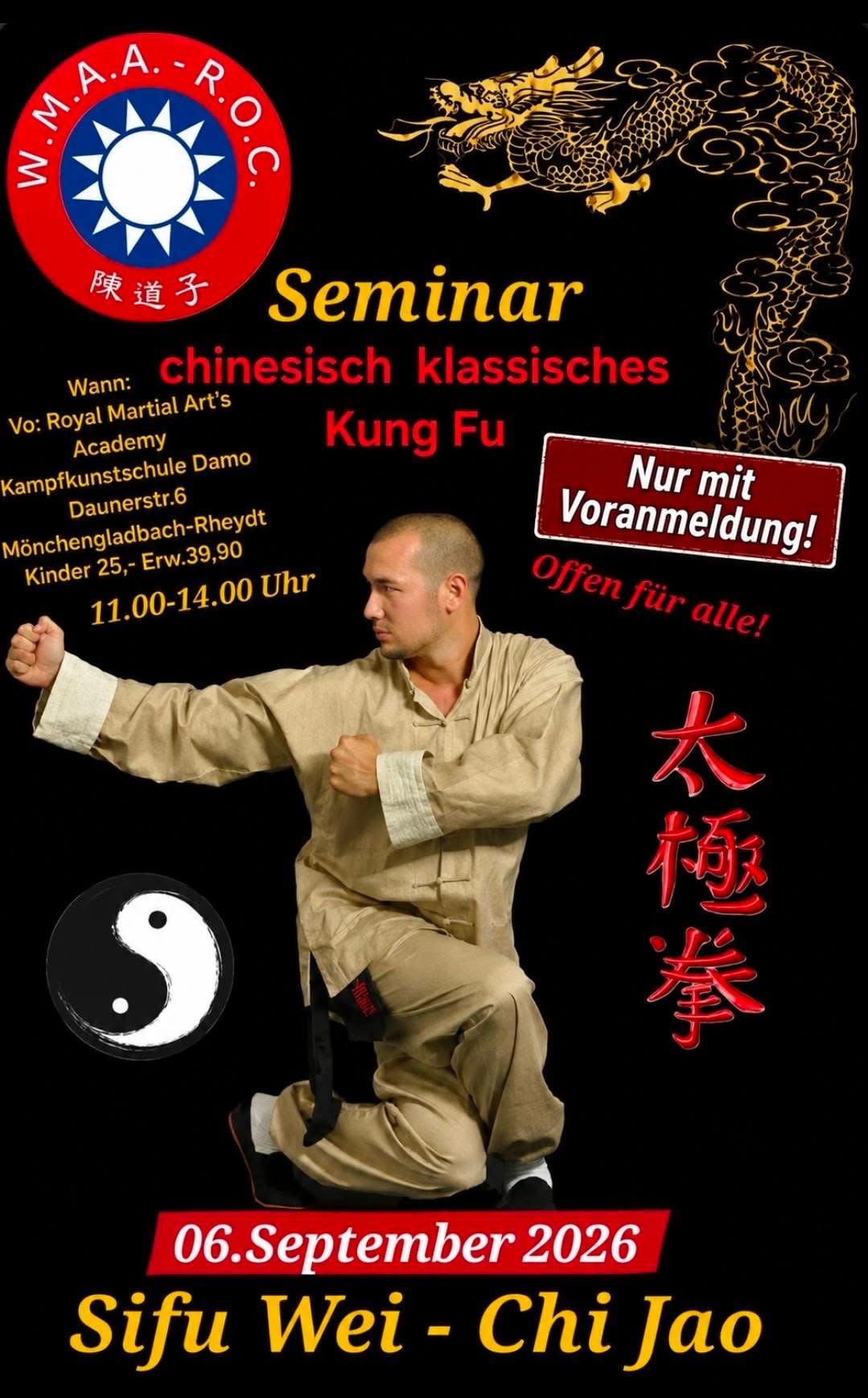 Chinesisch klassisches Kung Fu